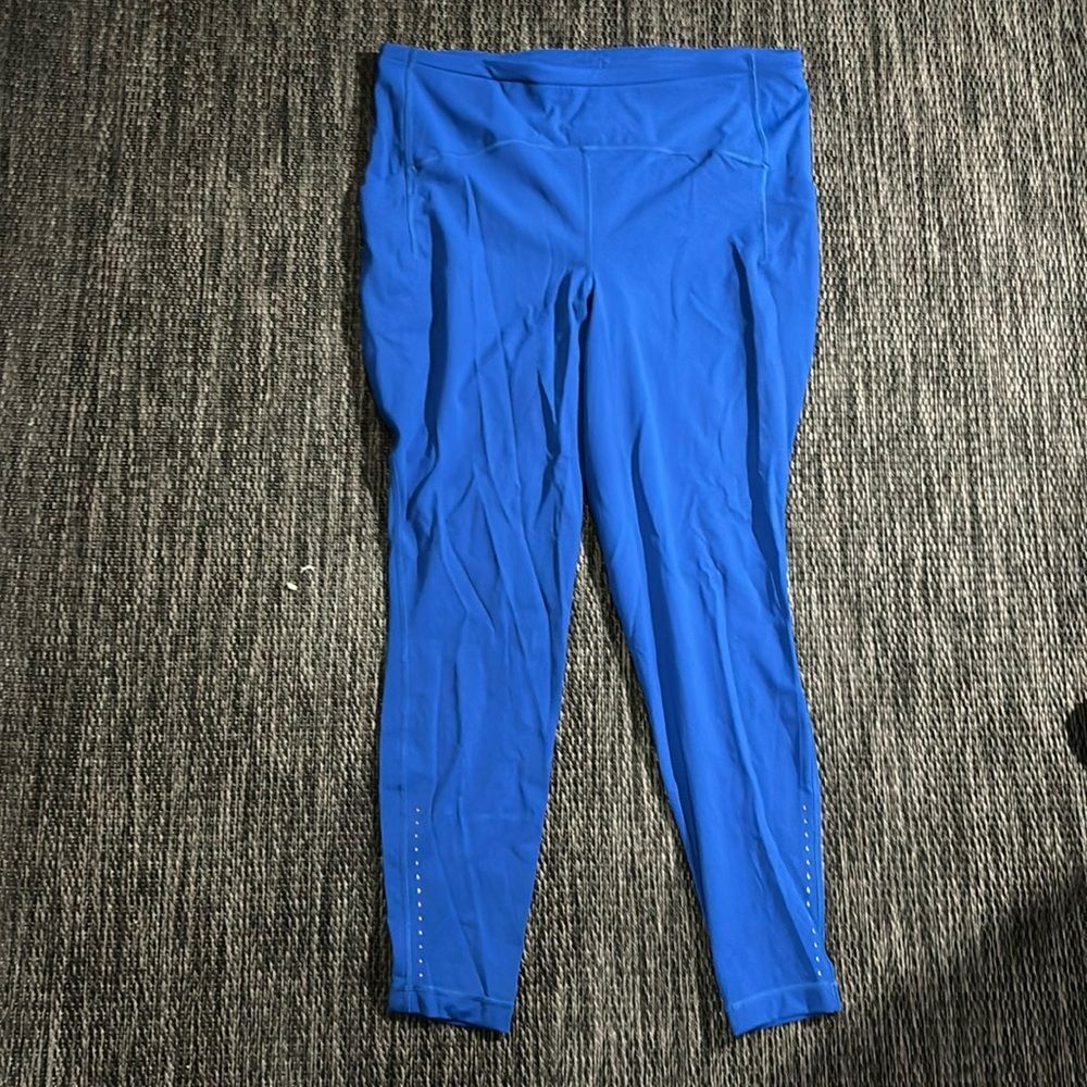 Lululemon Swift Speed Legging High-Rise Tight 28" Cerulean Blue Luxtreme Size 16